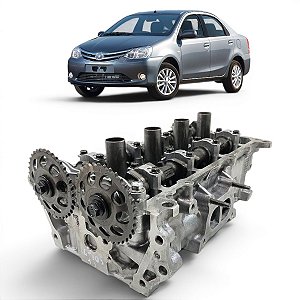 Cabeçote Motor Toyota Etios 1.3 16v 2013 2014 2015 2016