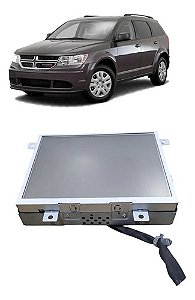 Tela Central Multimídia Dodge Journey 2012 2013 2014 A 2016 Prata