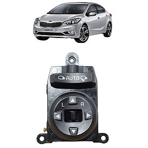 Botão Retrovisor Elétrico Kia Cerato 2015 2016 2017 2018