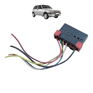 Chicote Conector Plug Lanterna Traseira Fiat Uno 2004 A 2011