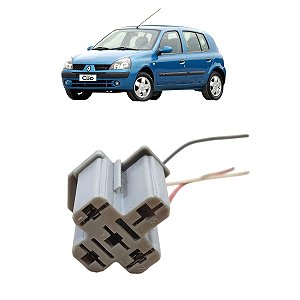 Chicote Conector Plug Rele Trava Central Clio 2000 A 2008