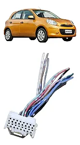 Chicote Conector Plug Chave Seta Nissan March 2011 A 2018