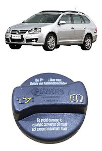 Tampa Óleo Motor Vw Jetta Variante 2.5 2007 2008 2009 A 2011 Preto