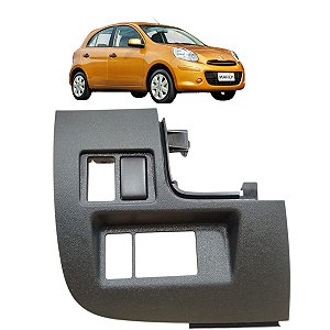 Moldura Botao Retrovisor Nissan March 2011 2012 2013 A 2015