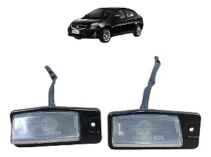 Par Lanterna Luz Placa Nissan Sentra 2008 2009 2010 A 2012