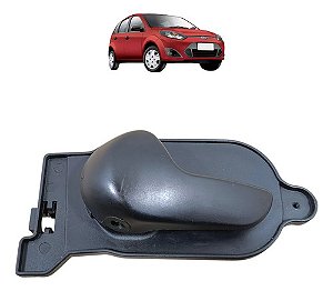 Maçaneta Interna Esquerda Ford Fiesta 2003 2004 2005 A 2011 Preto Dianteira/traseira