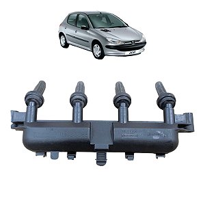 Bobina Ignição Peugeot 206 207 1.4 2005 2006 2007 A 2014