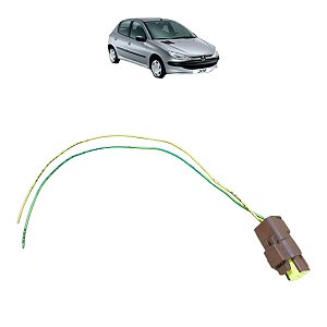 Chicote Conector Plug Luz Pisca Paralama Peugeot 206 207