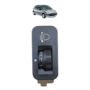 Botao Regulagem Farol Milha Peugeot 206 2000 2001 A 2010