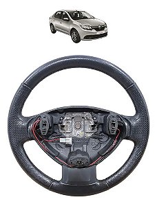 Volante Interno Direçao Renault Sandero 2011 2012 2013 2014 Preto