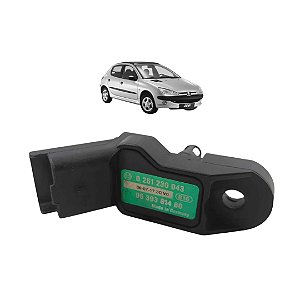 Sensor Map Peugeot 206 207 1.4 2005 A 2013 Cód 0261230043