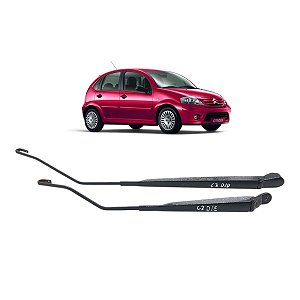 Par Braço Limpador Parabrisa Citroen C3 2003 2004 A 2012