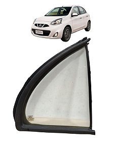 Vidro Fixo Porta Traseira Direita Nissan March 2011 A 2015