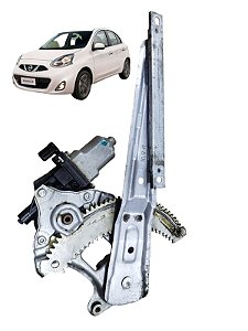Máquina Vidro Traseira Direita Nissan March 2011 2012 A 2015
