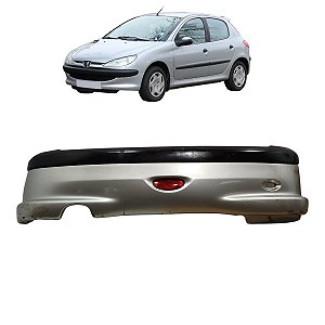 Parachoque Traseiro Peugeot 206 2000 2001 2002 2003 A 2010
