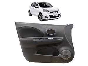 Forro Porta Dianteiro Esquerdo Nissan March 2011 2012 A 2015