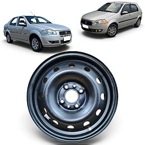 Roda Ferro Aro 14 4x98 Fiat Palio Siena Elx 2007 2008 a 2012