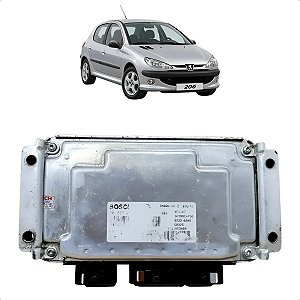 Modulo Injecao Eletronica Ecu Peugeot 206 1.4 8v 2004 A 2009