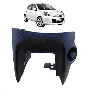 Moldura Acabamento Inferior Painel Nissan March Versa Cinza
