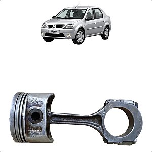 Conjunto Pistao Biela Renault Logan Sandero 2007 A 2013 1.6