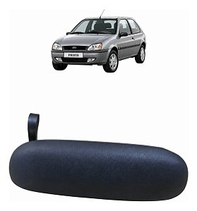 Macaneta Dianteira Direita Ford Fiesta 1996 A 2006 Preto Dianteira