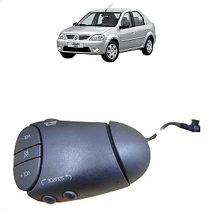 Comando Som Volante Satelite Renault Logan 2007 A 2013