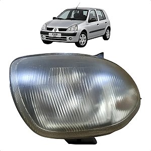 Farol Dianteiro Esquerdo Renault Clio Sedan 2003 A 2012 Esquerdo/motorista
