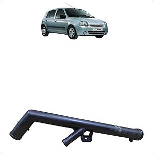 Tubo Agua Refrigeracao Motor Renault Clio 1996 A 2012 1.6 Preto
