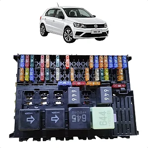 Caixa Fusiveis Interna Painel Vw Gol Voyage Saveiro G7 G8