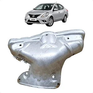 Defletor Calor Coletor Escape Nissan Versa 2012 A 2019 1.6