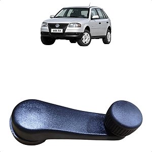 Manivela Regulador Vidro Vw Gol Voyage Saveiro G5 G6 G7 G8 Cinza