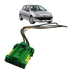 Chicote Plug Conector Luz Cortesia Peugeot 206 1999 A 2010