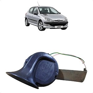 Buzina Caracol Dianteira Peugeot 206 207 1999 A 2014 Suporte