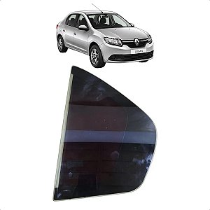Vidro Vigia Fixo Traseiro Esquerdo Renault Logan 2014 A 2022