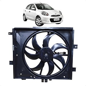 Defletor Eletroventilador Dianteiro Nissan March Versa 1.0