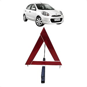 Triangulo Seguranca Sinalizacao Nissan March 2011 A 2019