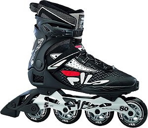 PATINS FILA LEGACY PRO 80 BLACK/SILVER/RED