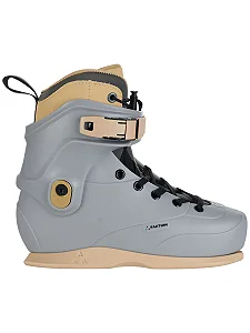 BOOT PATINS IN LINE FACTION PLASTIKS V1 - AREIA CINZA