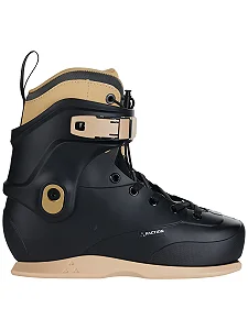 BOOT PATINS IN LINE FACTION PLASTIKS V1 - AREIA PRETA