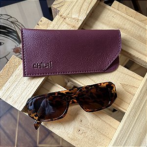 PORTA ÓCULOS | VINHO