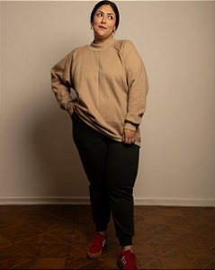 BLUSÃO CHICÓ OVERSIZED AREIA