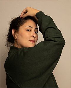 BLUSÃO CHICÓ OVERSIZED VERDE