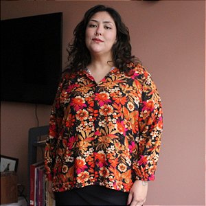 CAMISA OVERSIZED FLORAL