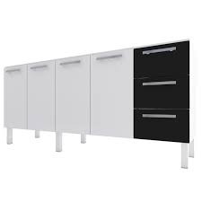 GABINETE AÇO P/PIA 200 VENUS FLAT PRETO