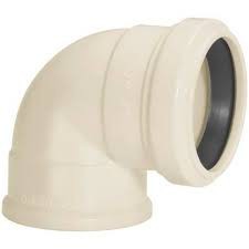 JOELHO ESGOTO 90X40MM COM ANEL REF 20480 PLASTUBOS