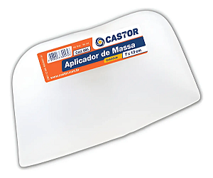 APLICADOR PLÁSTICO DE MASSA 07X13CM CASTOR 095