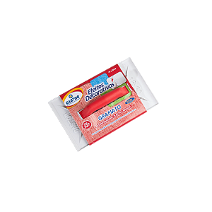 DESEMPENADEIRA PLÁSTICA GRAFIATO 18X30CM CASTOR 327