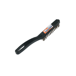 ESCOVA DE AÇO PLÁSTICO COM CABO 3FILAS 280X24MM CASTOR 404
