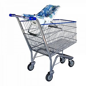 Carrinho 180 Litros com Chassi Tubular Bebê Conforto