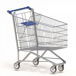 Carrinho 210 Litros com Chassi Tubular Tampa Cadeirinha